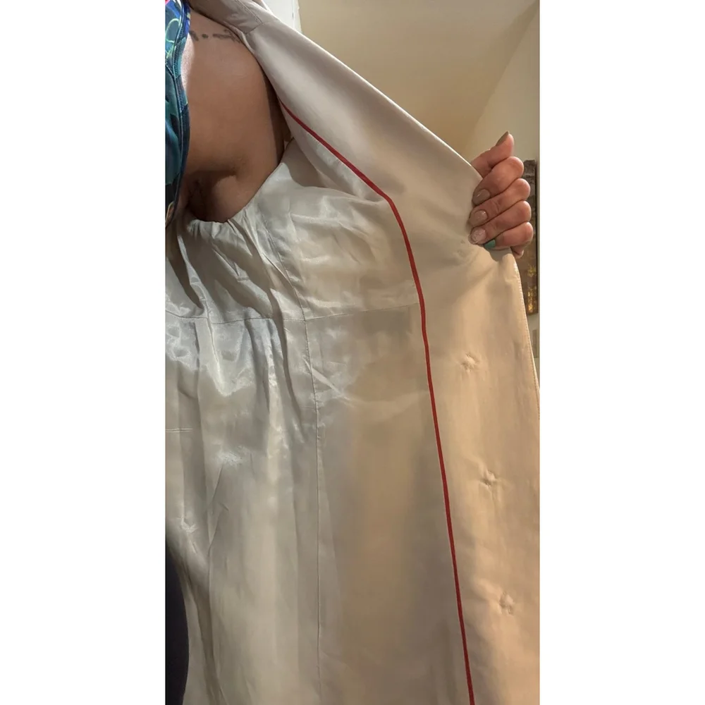 Petite LOFT Satin Trench Coat - Picture 6 of 7